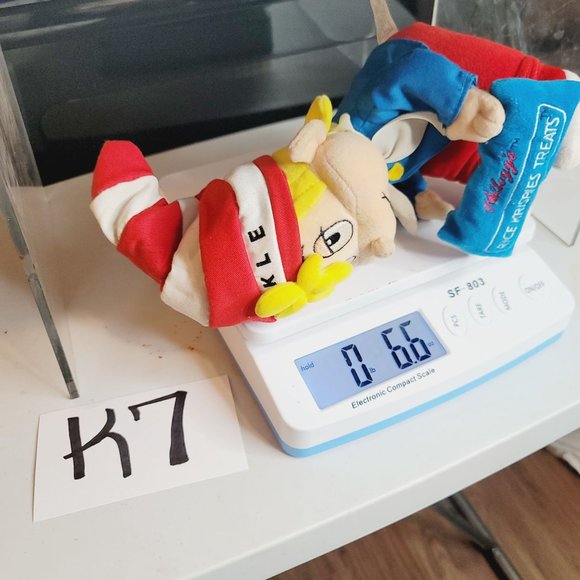 VINTAGE 1999 Kellogg's Rice Krispies Treats "Crackle" Plush Stuffed Animal Toy - Picture 8 of 8